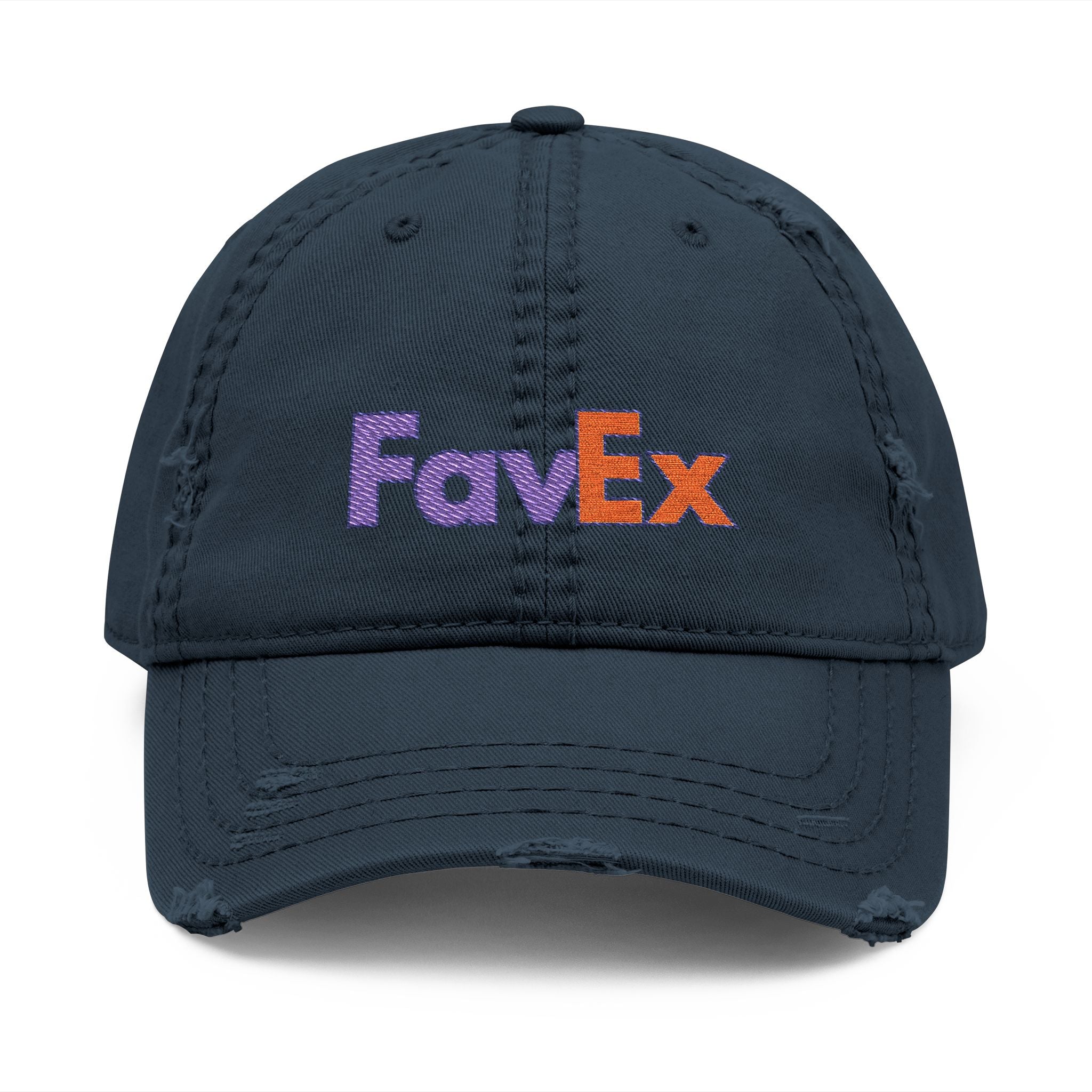UNHINGEDBrands “FavEx” Distressed Dad Hat