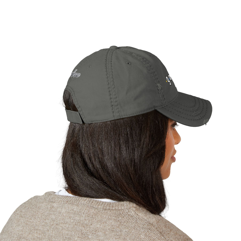 UNHINGEDBrands “gang” Distressed Dad Hat