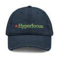 UNHINGEDBrands "Hyperfocus"  Distressed Dad Hat