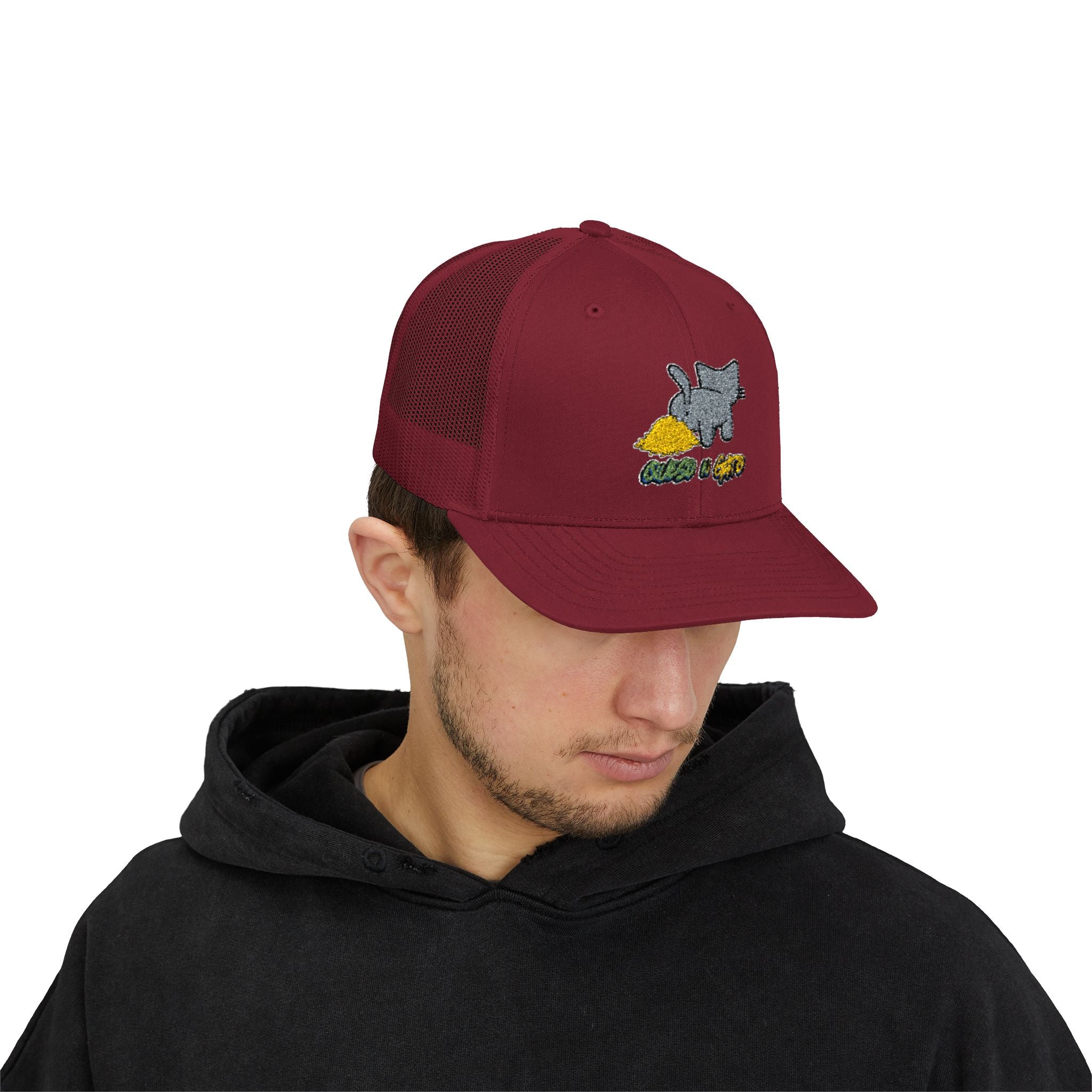 UNHINGEDBrands “Queso N Gato” Trucker Hat
