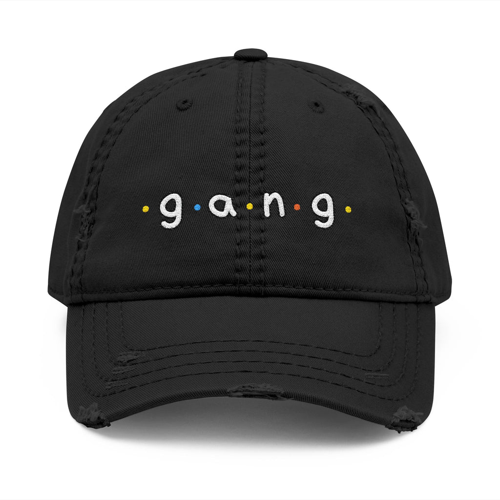 UNHINGEDBrands “gang” Distressed Dad Hat