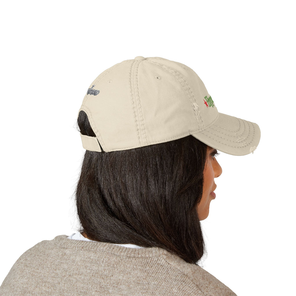 UNHINGEDBrands "Hyperfocus"  Distressed Dad Hat