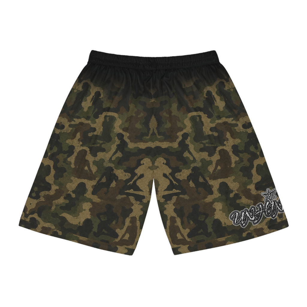Copy of Camo Graffiti Basketball Shorts — All-Over Print Athletic Shorts