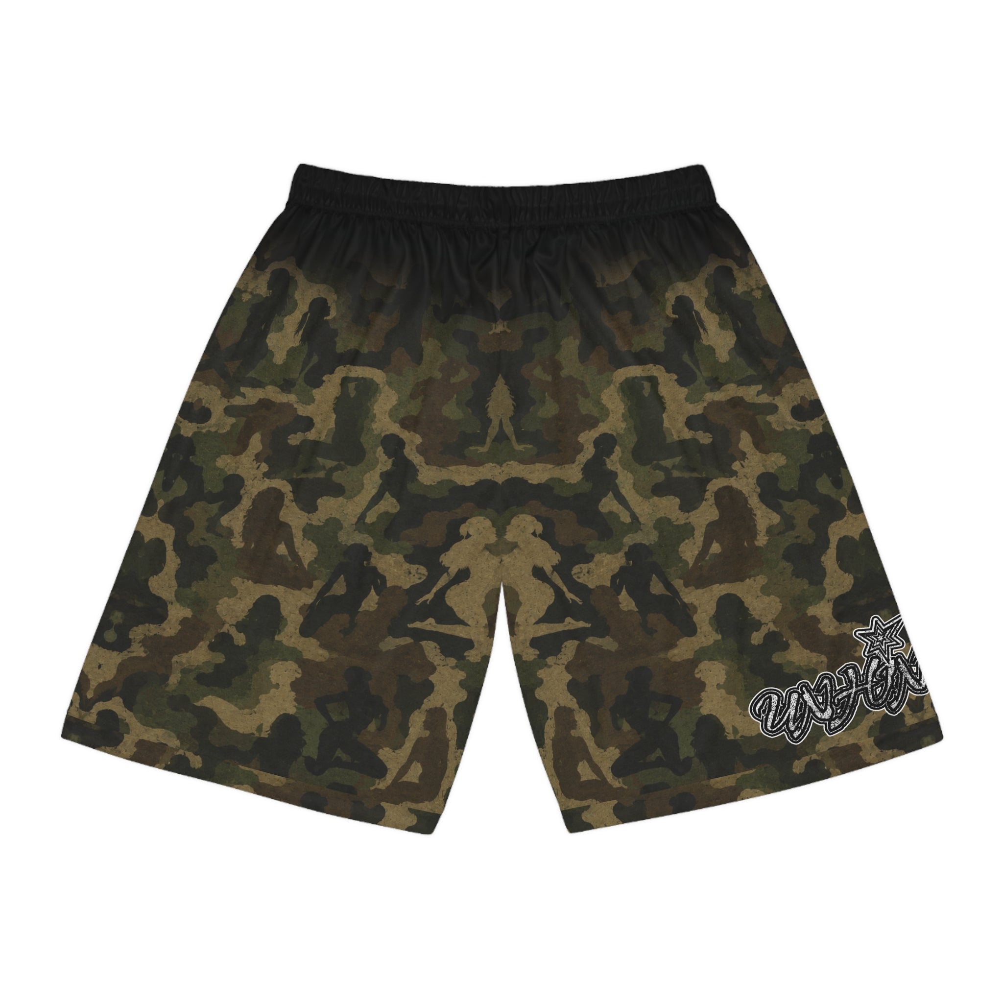Copy of Camo Graffiti Basketball Shorts — All-Over Print Athletic Shorts