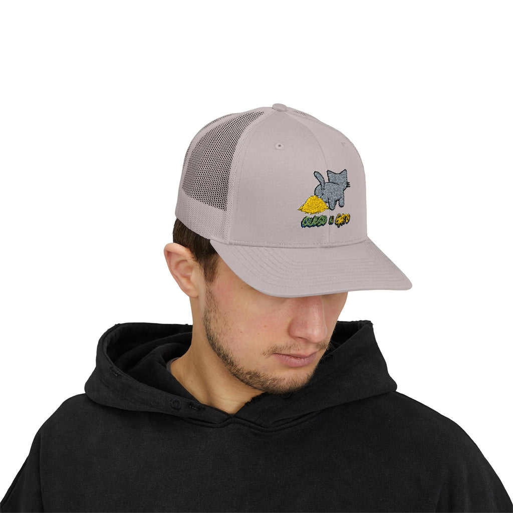 UNHINGEDBrands “Queso N Gato” Trucker Hat