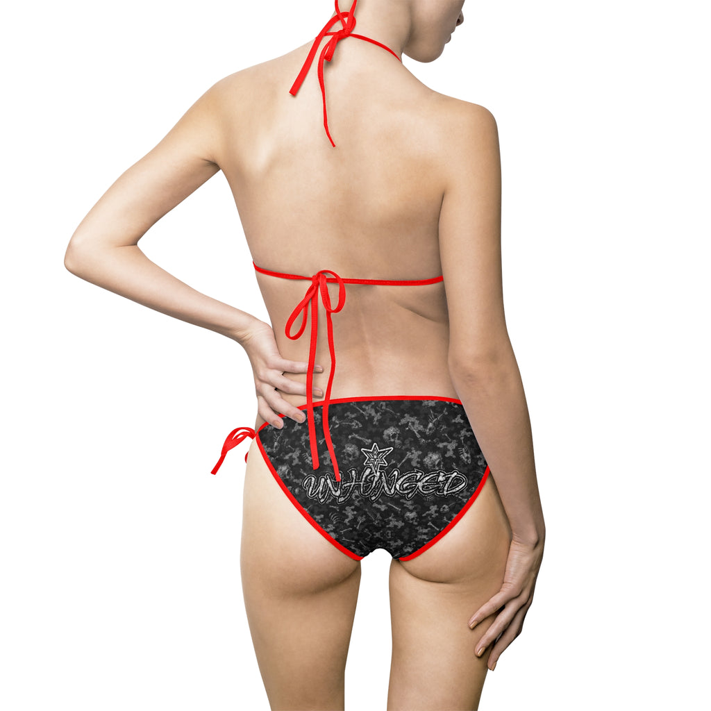 UNHINGEDBrands “Noir Skull Camo” Bikini