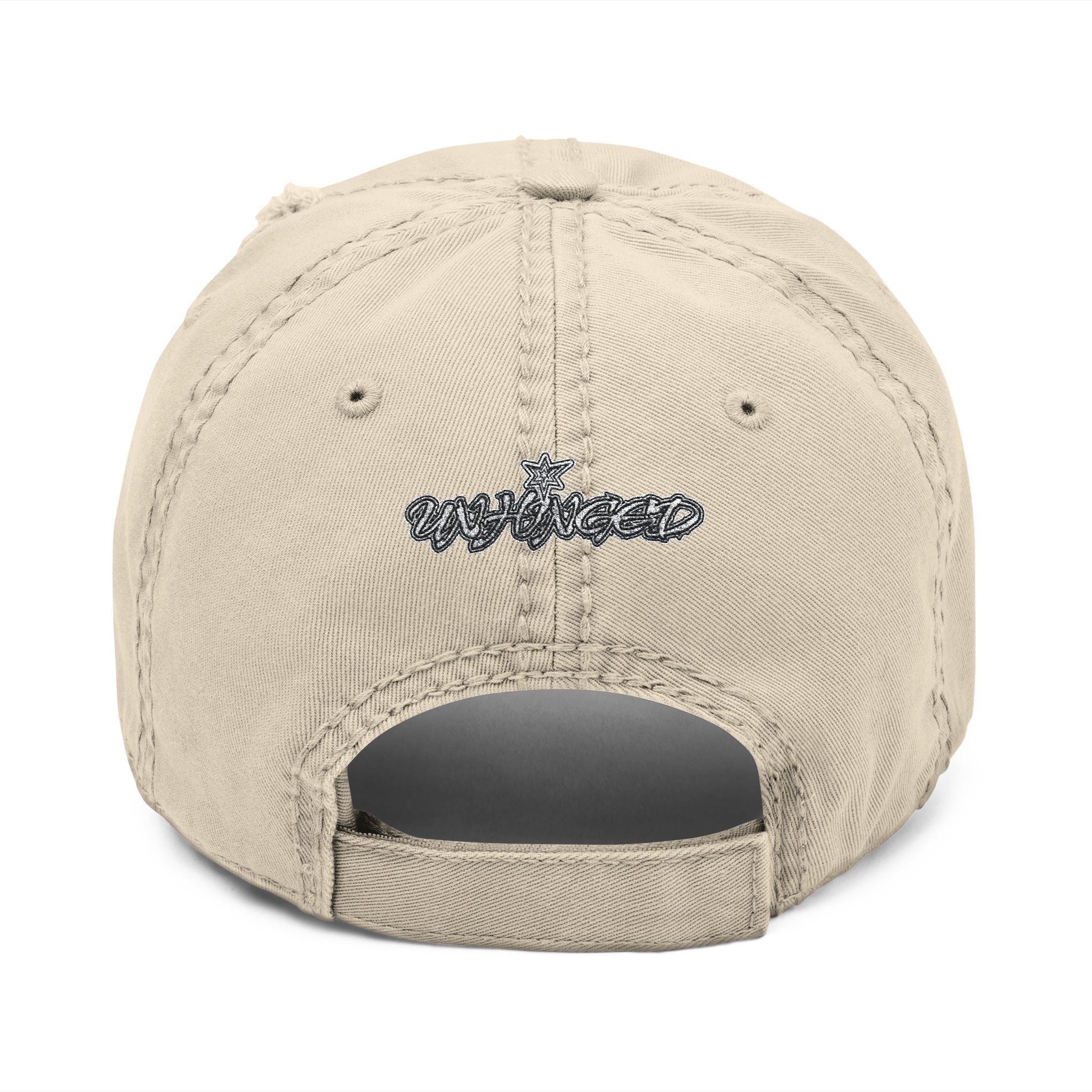 UNHINGEDBrands "Hyperfocus"  Distressed Dad Hat