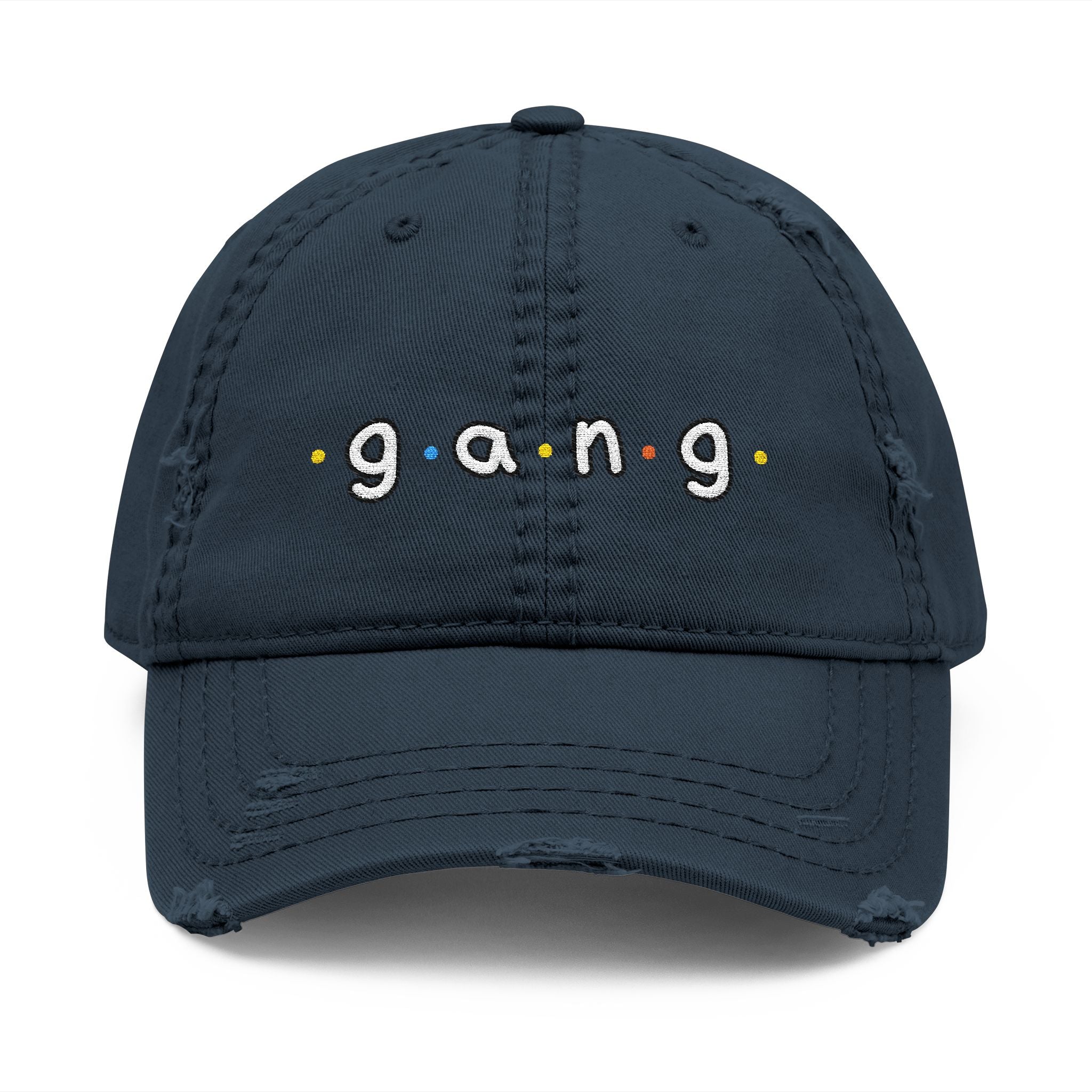 UNHINGEDBrands “gang” Distressed Dad Hat