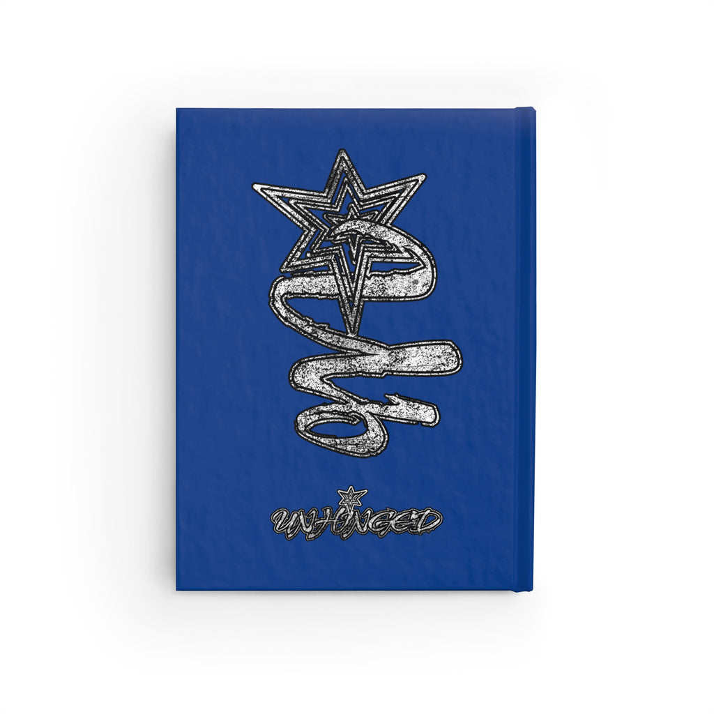 Black Hardback Journal — Vintage Cowboy Hat Portrait Notebook