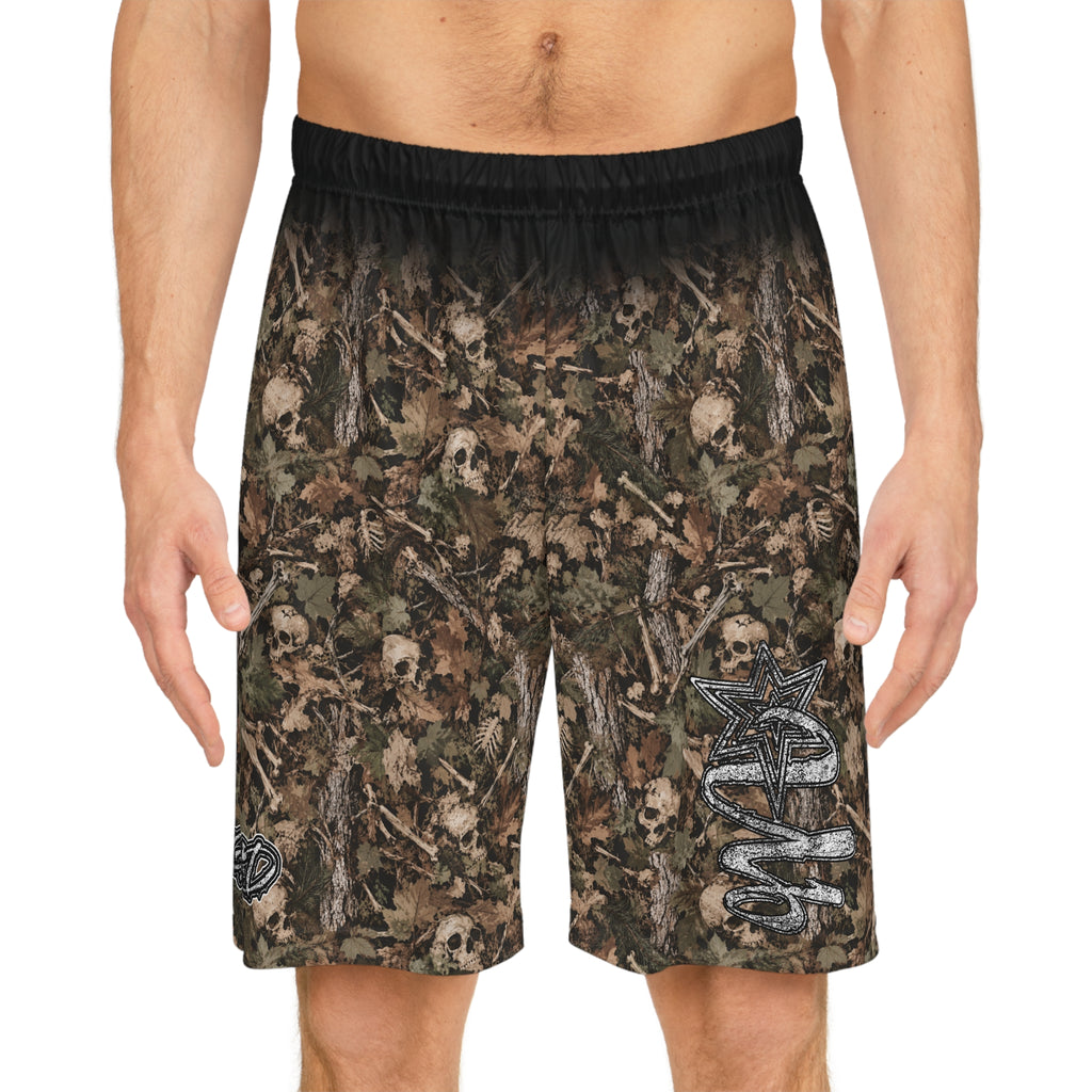 Copy of Camo Graffiti Basketball Shorts — All-Over Print Athletic Shorts