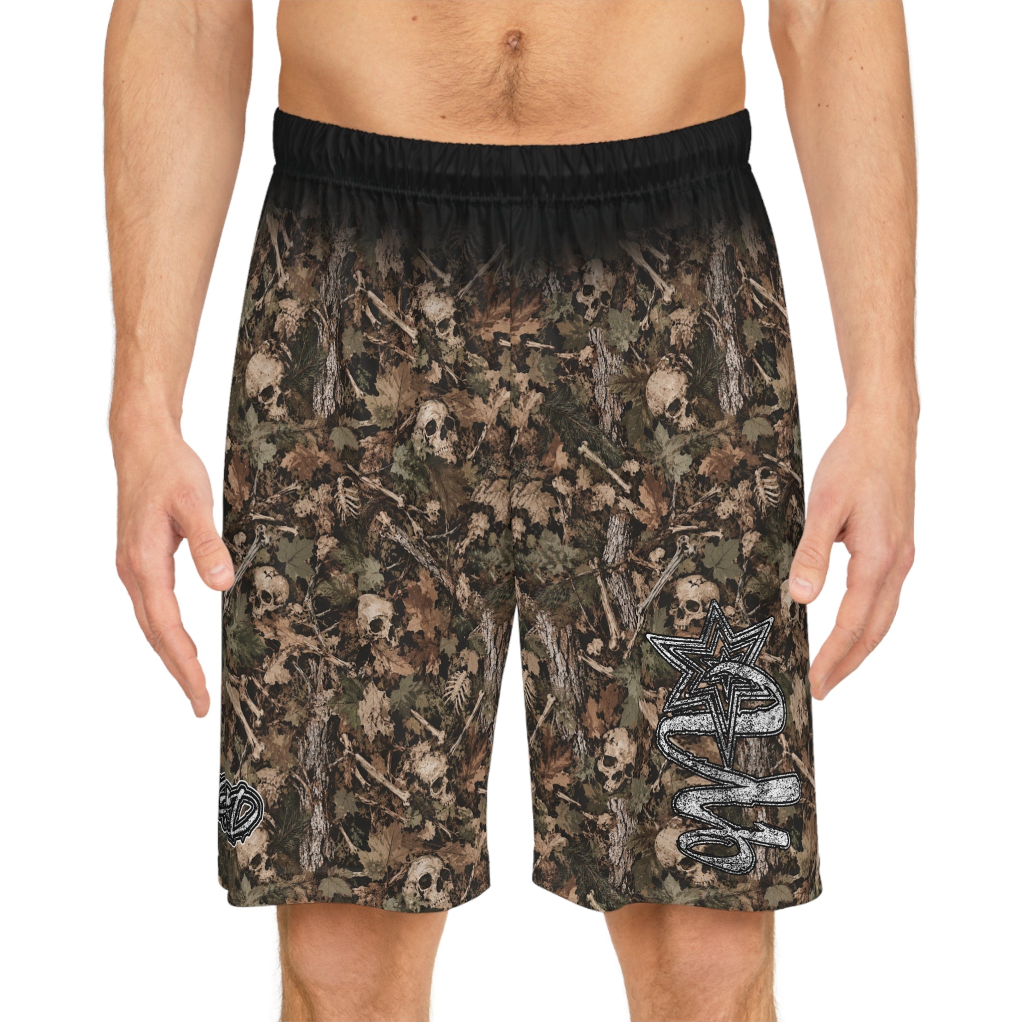 Copy of Camo Graffiti Basketball Shorts — All-Over Print Athletic Shorts