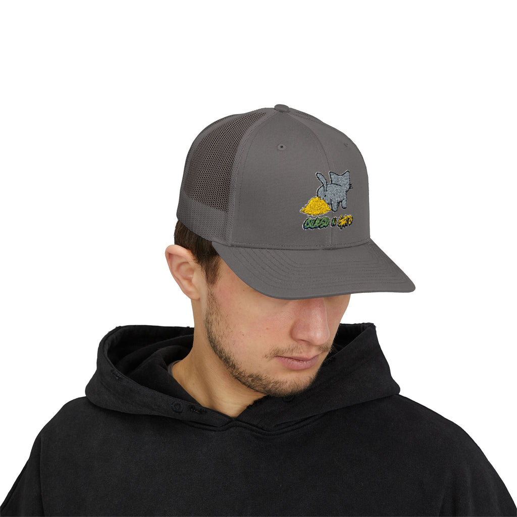 UNHINGEDBrands “Queso N Gato” Trucker Hat