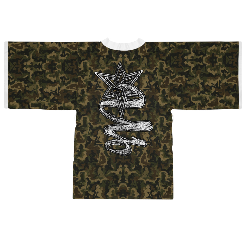 UNHINGEDBrands “Babe Camo” Kimono robe