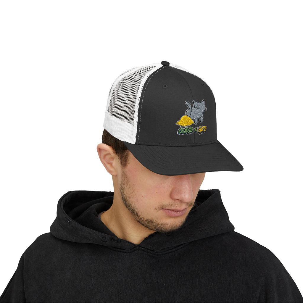 UNHINGEDBrands “Queso N Gato” Trucker Hat