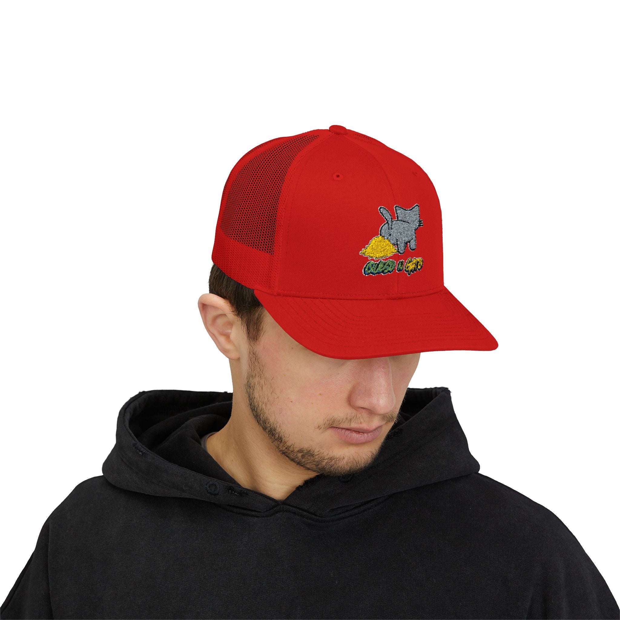 UNHINGEDBrands “Queso N Gato” Trucker Hat